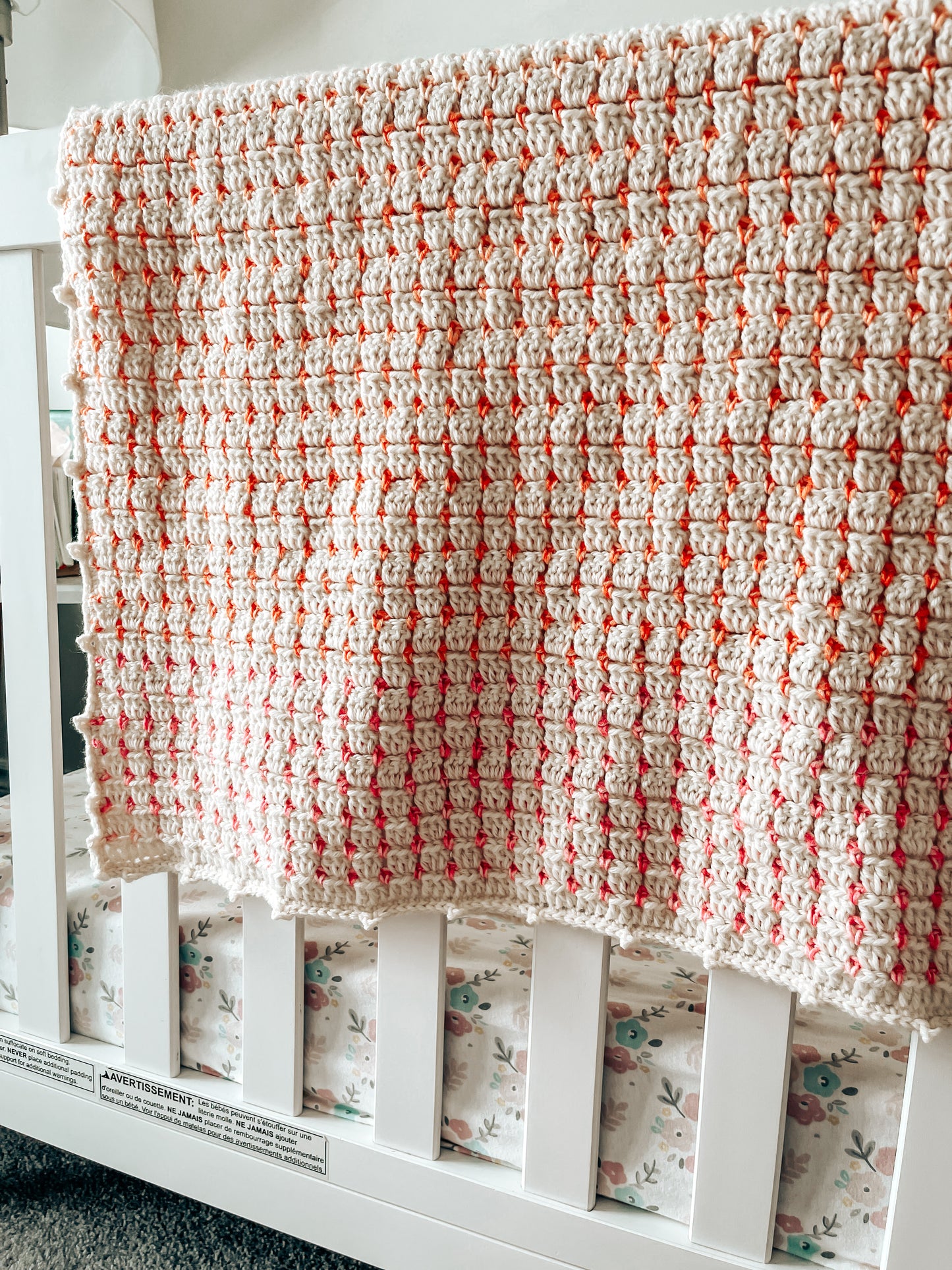 Cloud Blanket, Worsted weight version - Crochet Pattern
