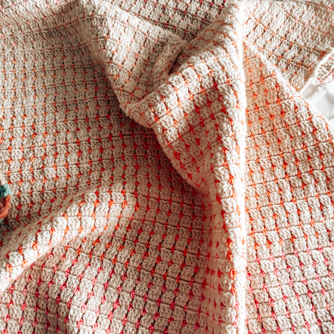 Cloud Blanket, Worsted weight version - Crochet Pattern