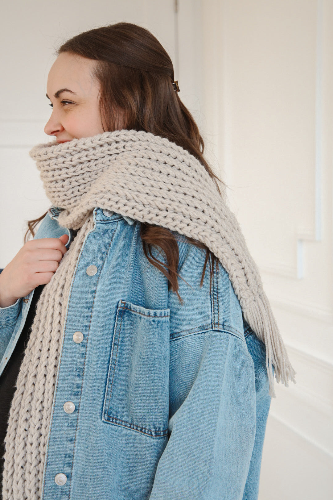 Andes Hooded Scarf – Crochet Pattern