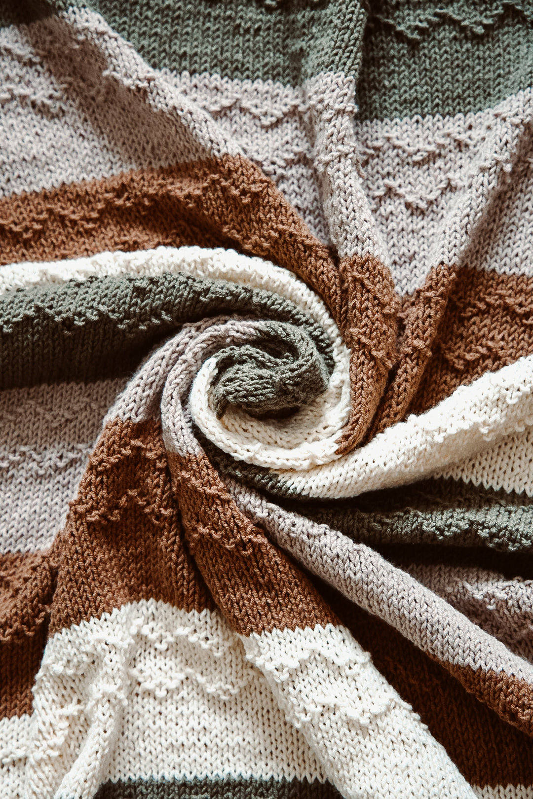 Mountain Ridge Blanket - Knitting Pattern