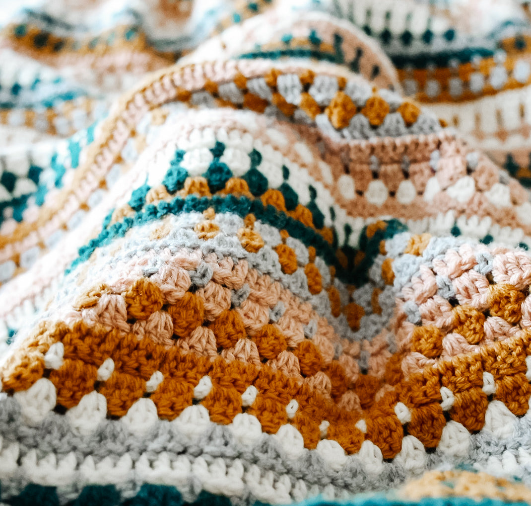 Riverbed Blanket - Crochet Pattern