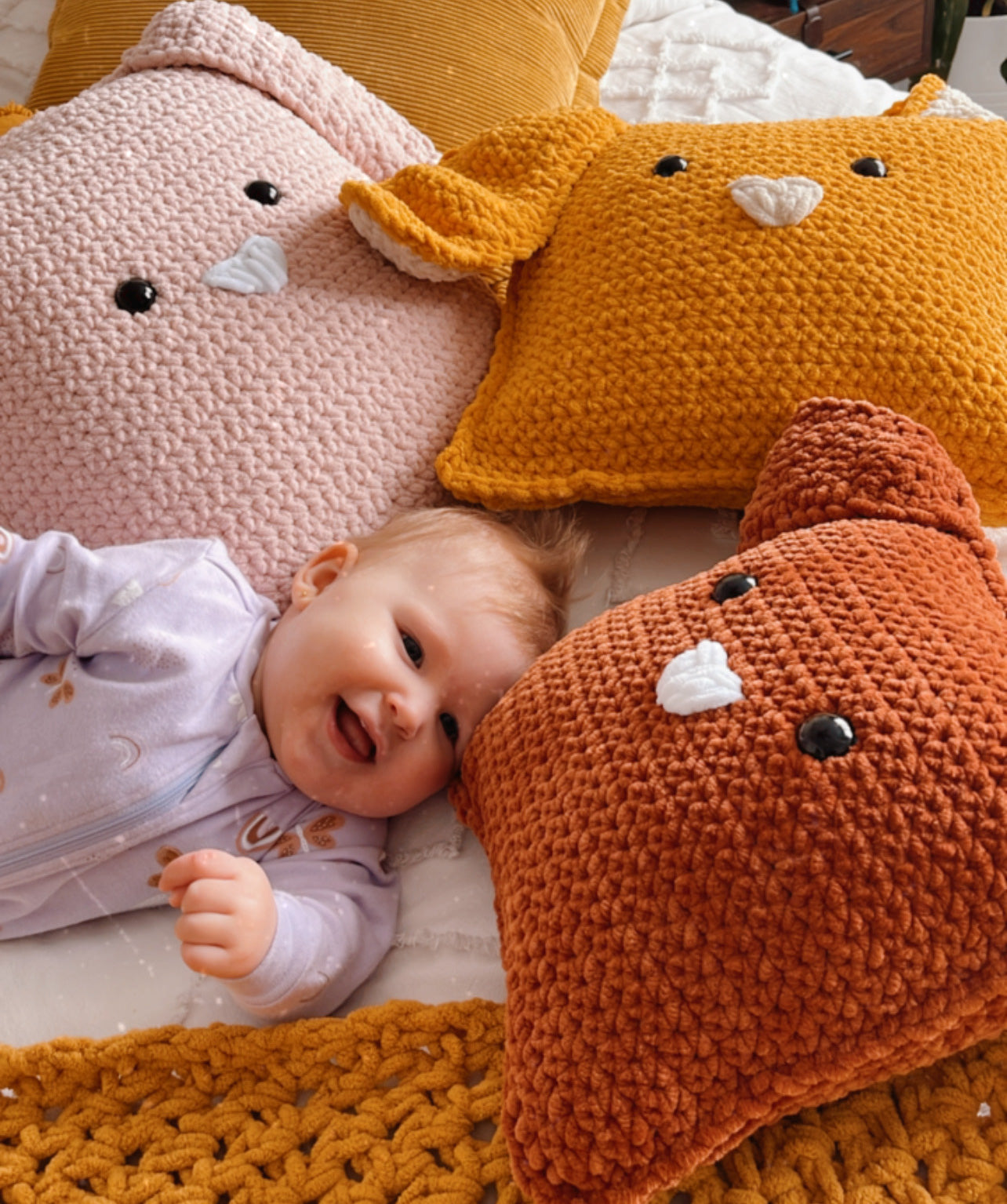 Sweet Bunny Pillows BUNDLE - 3 sizes