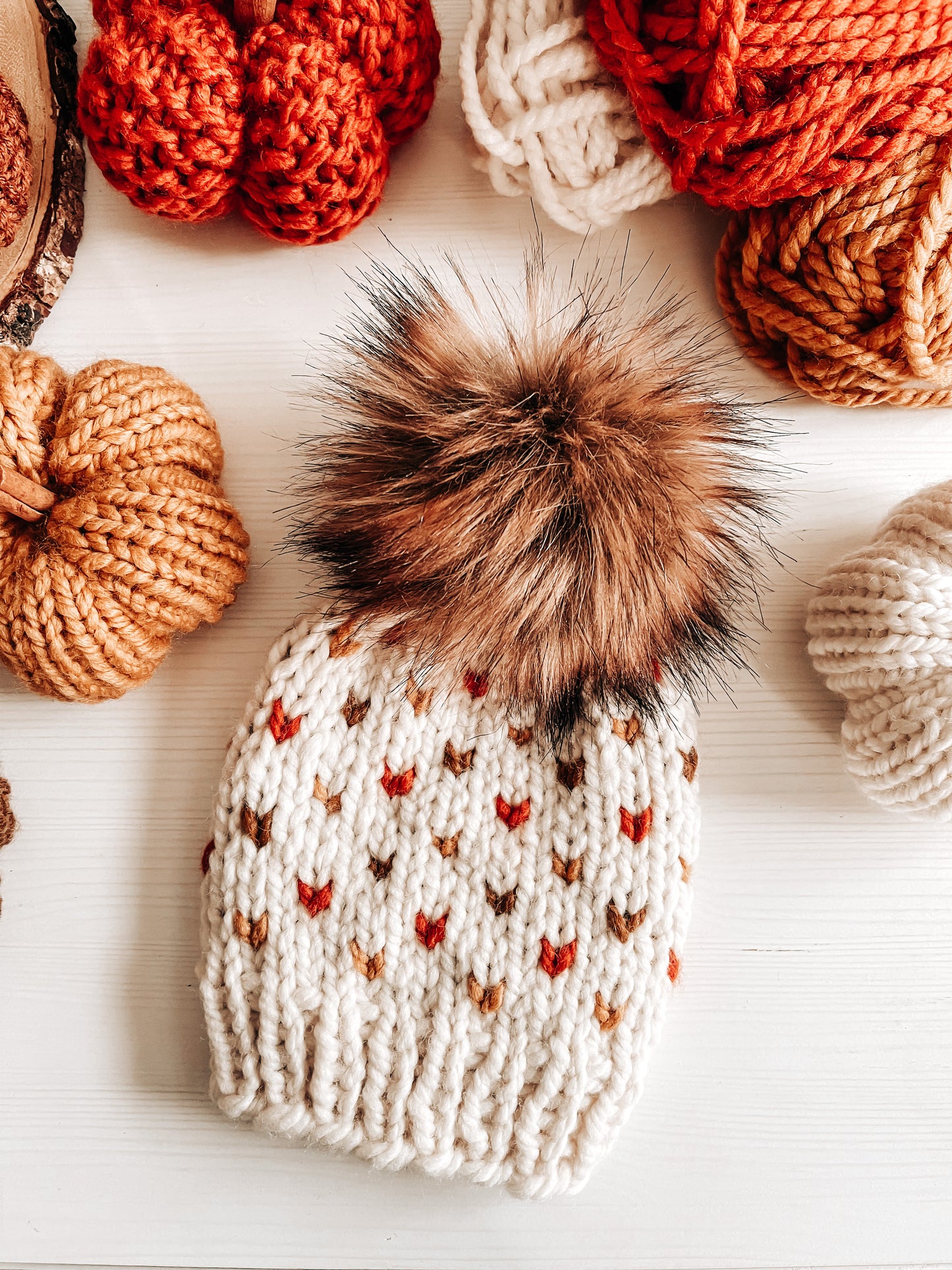 Fair Isle Beanie - Knitting Pattern