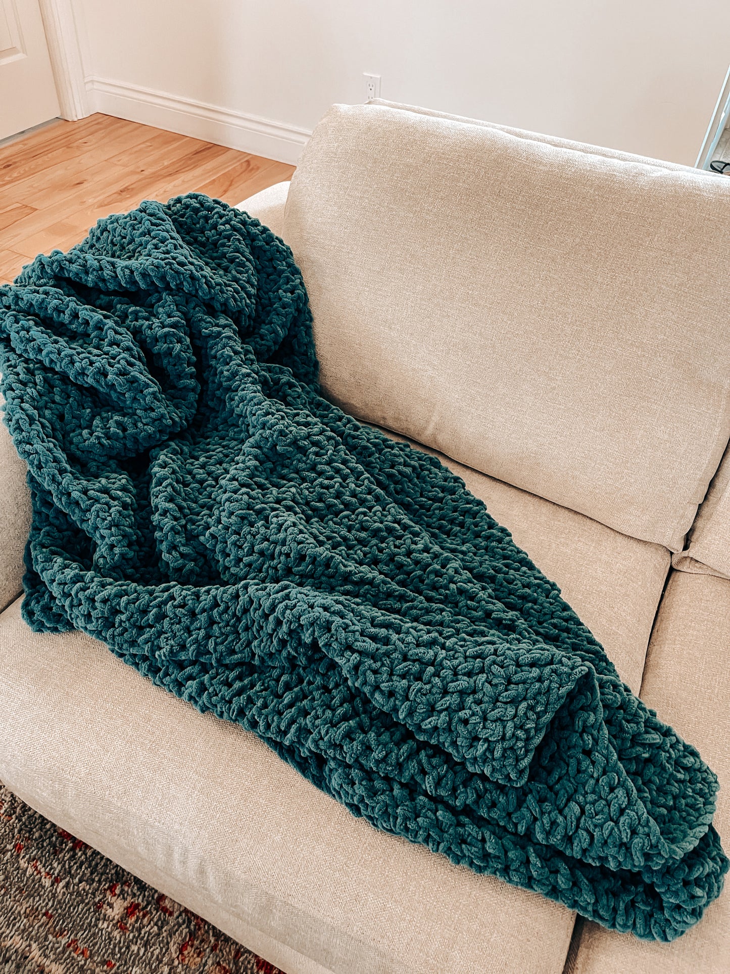 Movie Night Throw - Crochet Pattern
