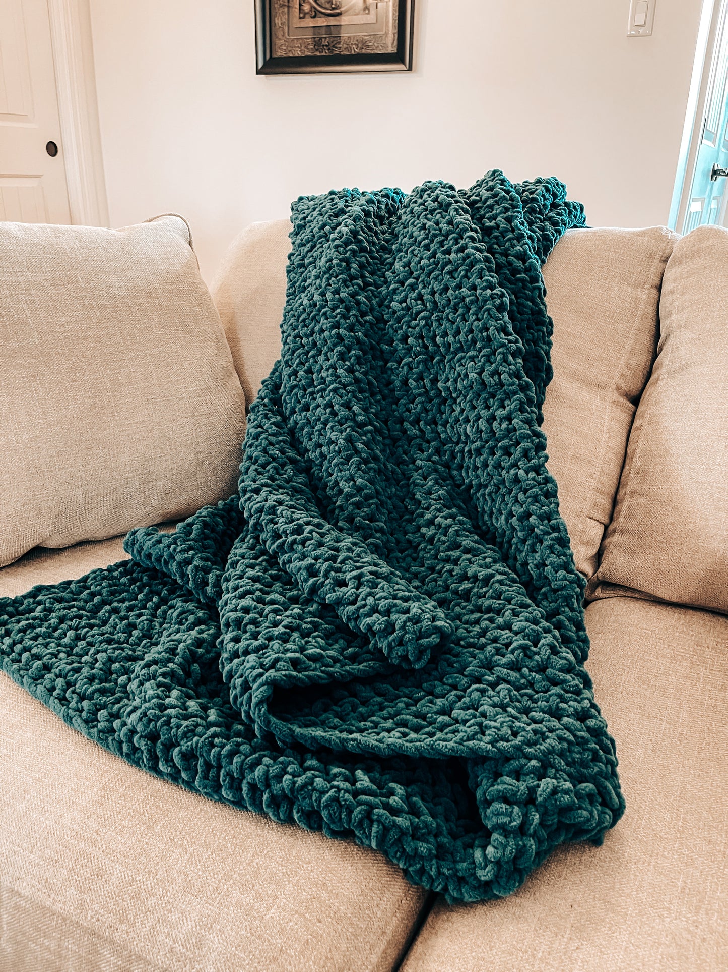 Movie Night Throw - Crochet Pattern