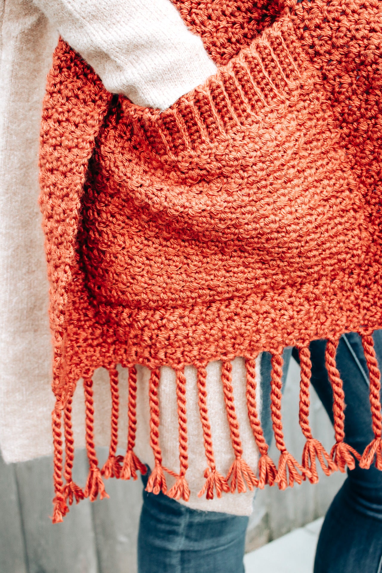 The Amber Blanket Scarf - Crochet Pattern