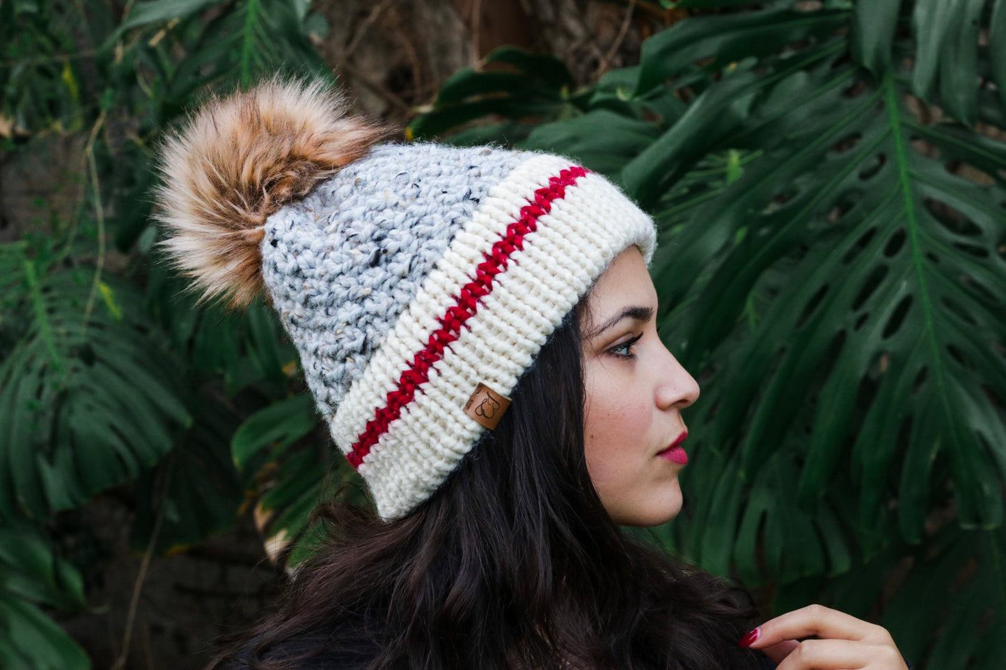The Sock Monkey Double Brim Beanie - Knitting Pattern