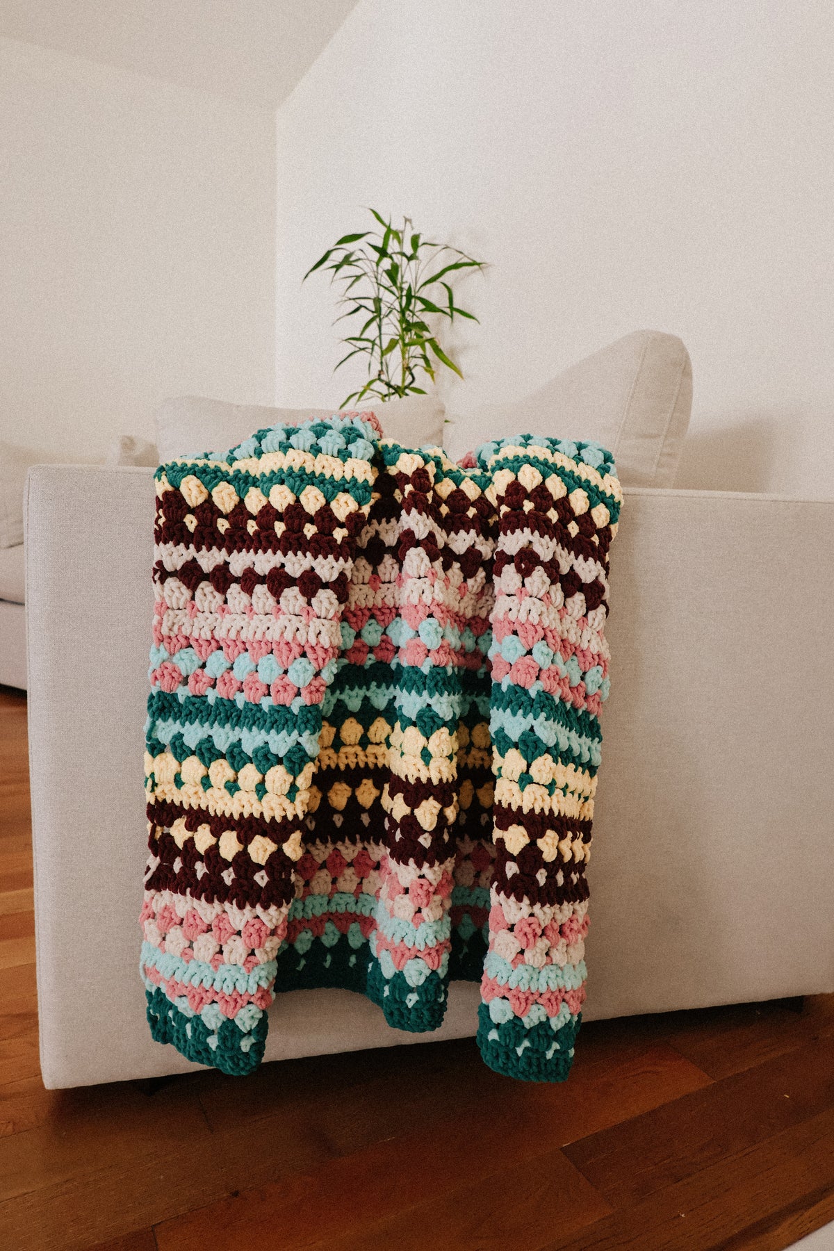 Riverbed Blanket, Bulky Version - Crochet Pattern