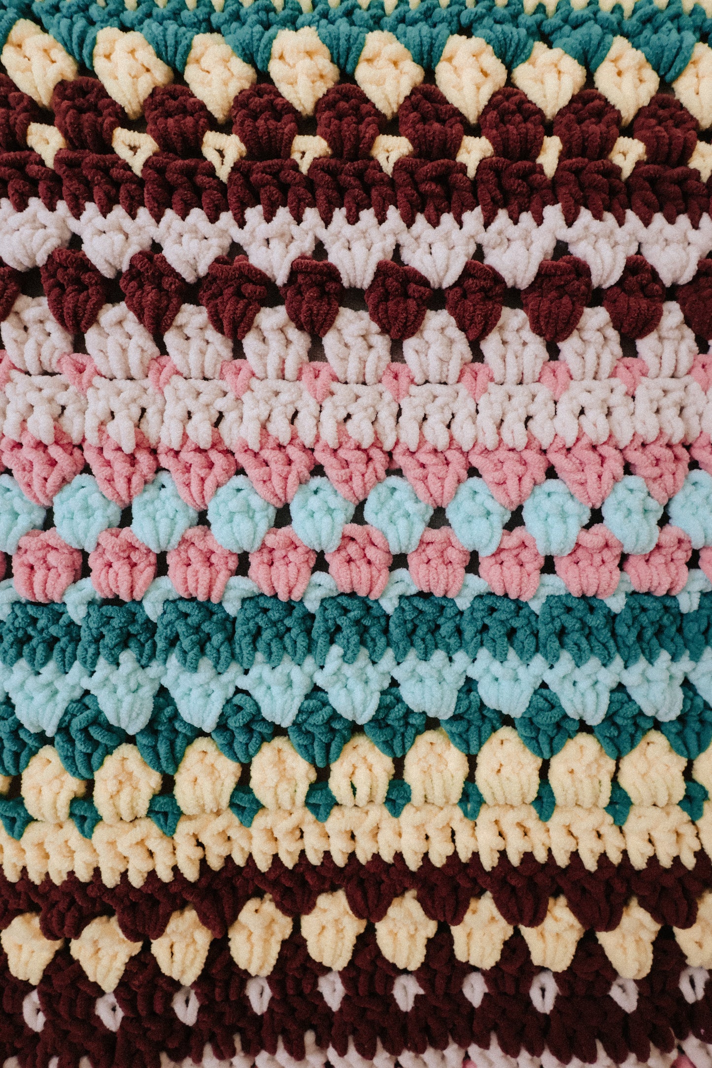 Riverbed Blanket, Bulky Version - Crochet Pattern