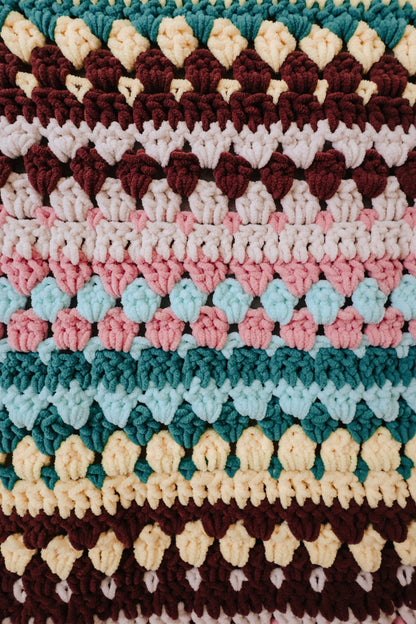 Riverbed Blanket, Bulky Version - Crochet Pattern