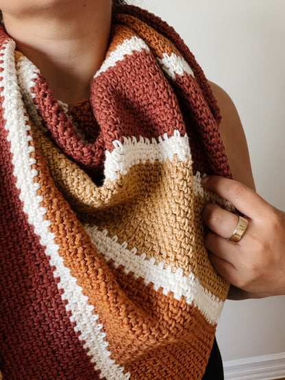 Sunset Shawl - Crochet Pattern