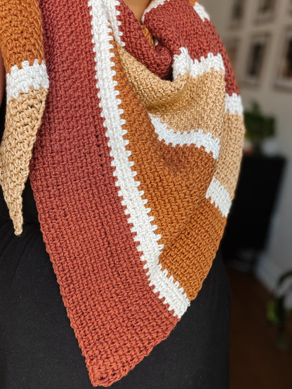 Sunset Shawl - Crochet Pattern
