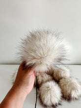 Load image into Gallery viewer, Creme Brulee – Faux fur pompom
