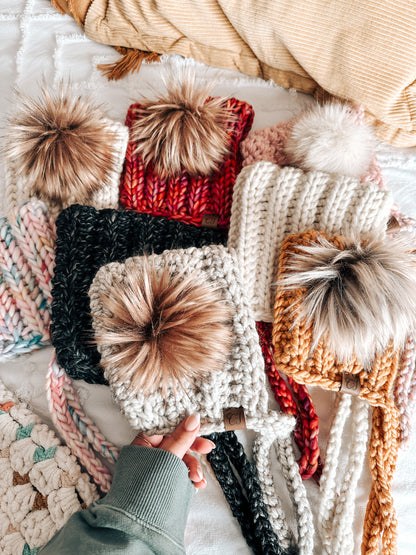 Paine Bonnet – Crochet Pattern (3 different yarn weights, 4 sizes)