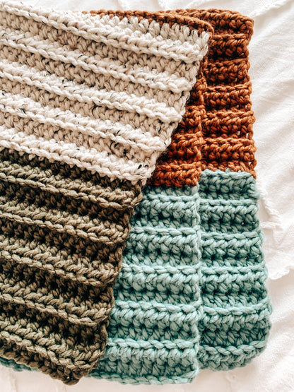 Colorblock Blanket – Crochet Pattern