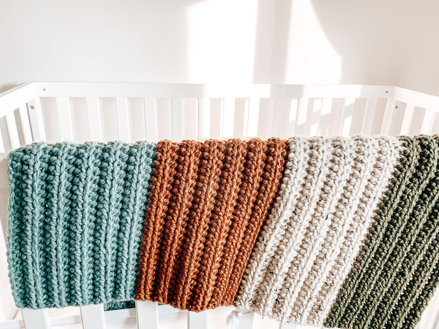 Colorblock Blanket – Crochet Pattern