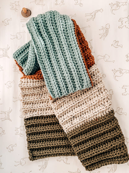 Colorblock Blanket – Crochet Pattern