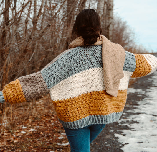 Fireside Cardigan - Crochet Pattern