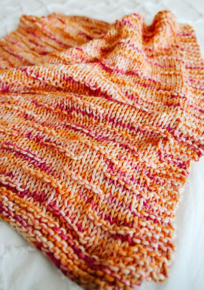 Sunrise Blanket - Knitting Pattern