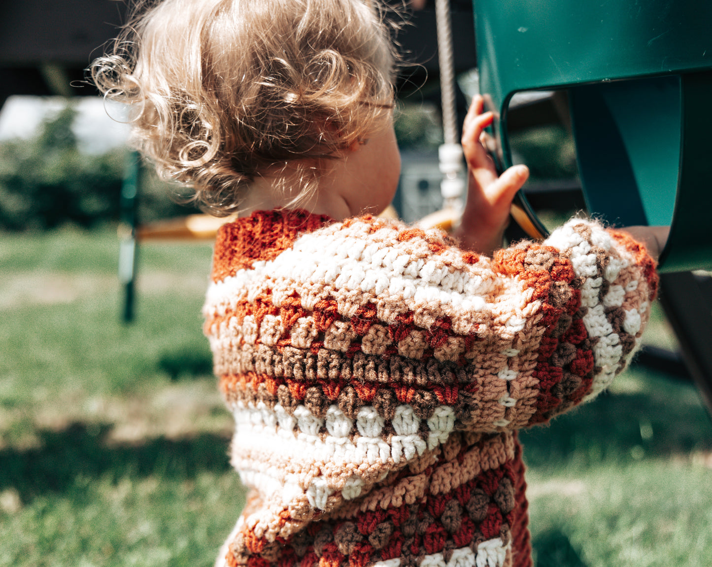 Riverbed Cardigan Junior - Crochet Pattern