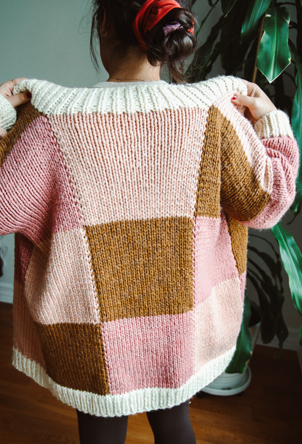 Big Patchwork Cardigan - Knitting Pattern