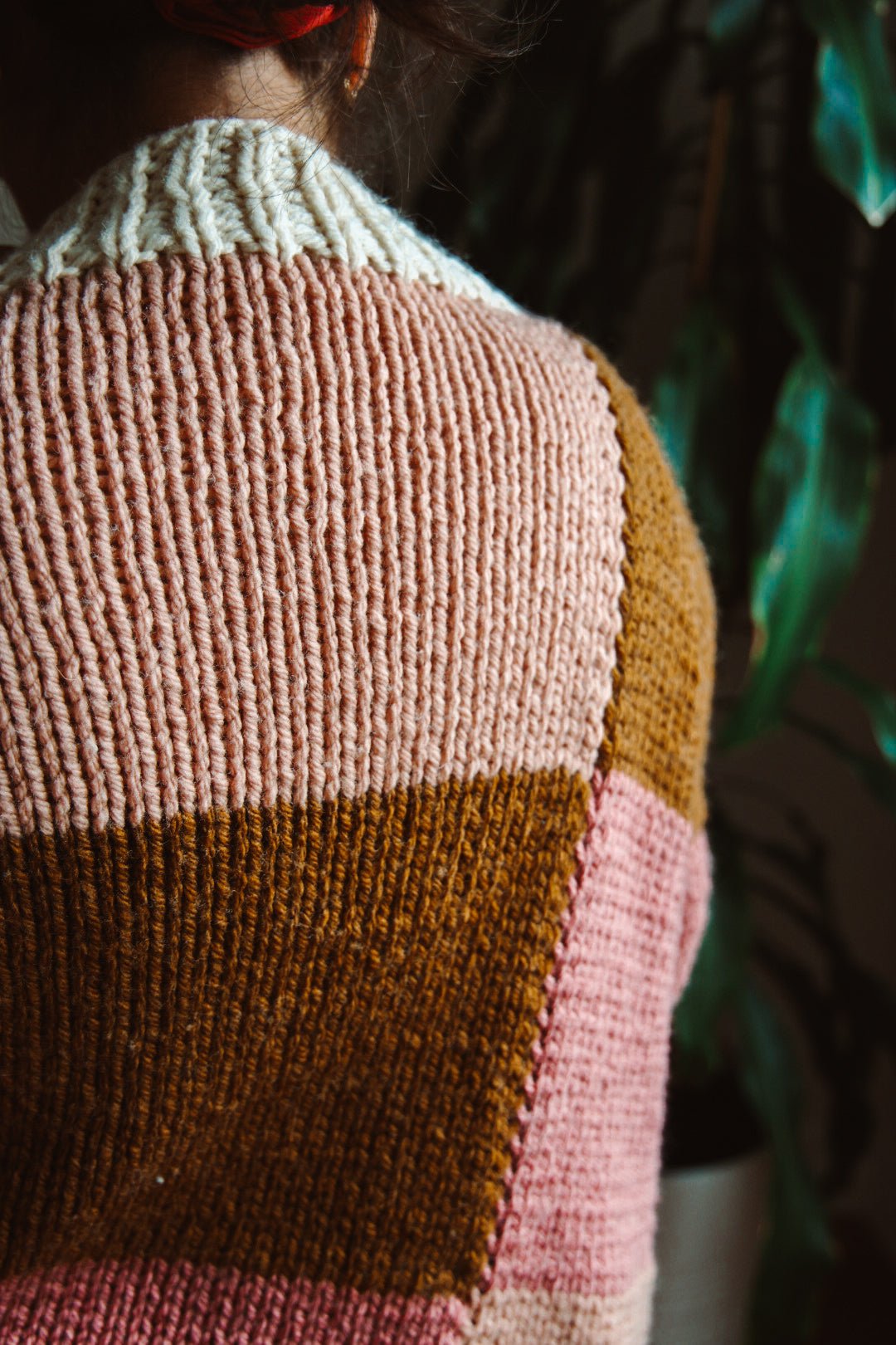 トップス UND MIX YARN PATCHWORK KNIT CARDIGAN Big Patchwork Cardigan - Knitting Pattern – CJ Dsgn