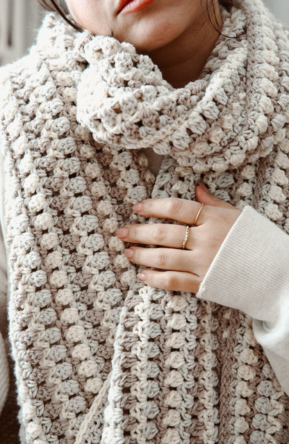 70s Blanket Scarf - Crochet Pattern