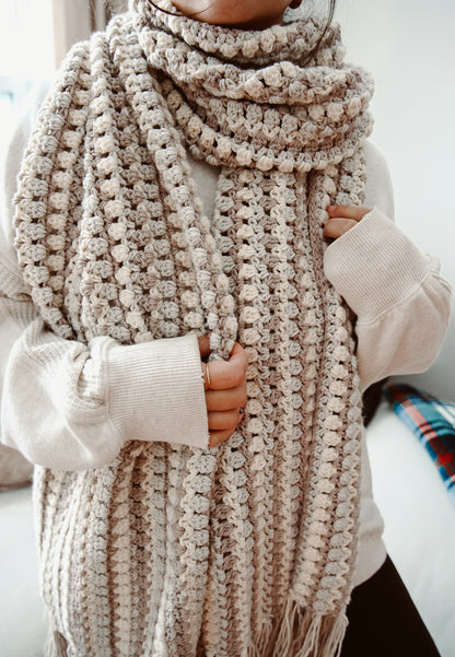 70s Blanket Scarf - Crochet Pattern