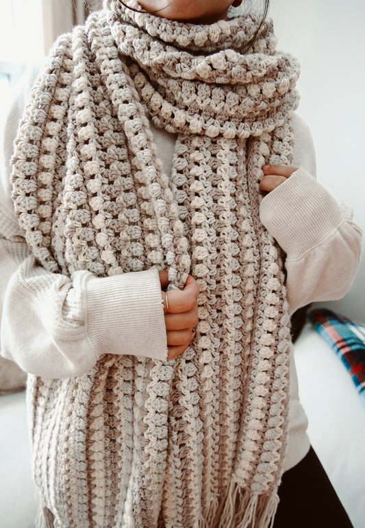 70s Blanket Scarf - Crochet Pattern
