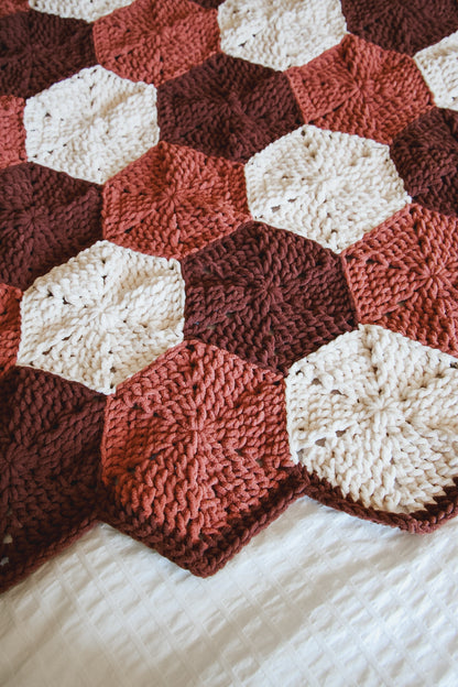 Hexie Baby Blanket - Crochet Pattern