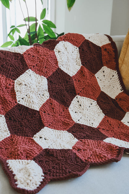 Hexie Baby Blanket - Crochet Pattern