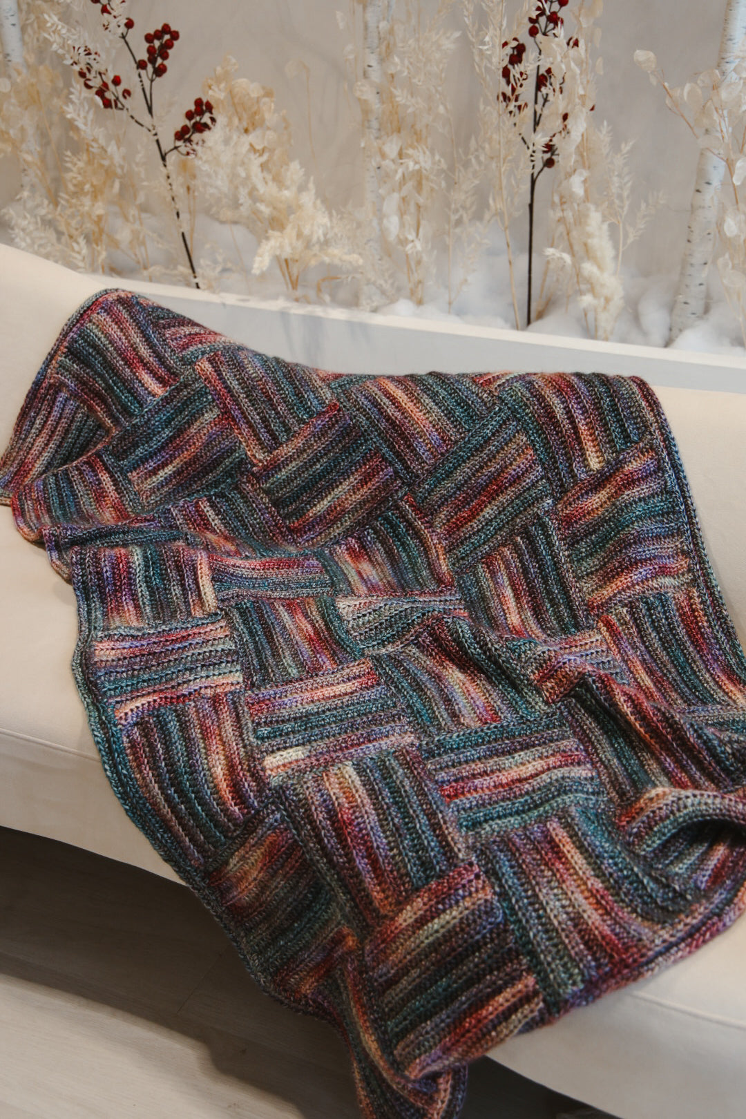 Log Cabin Blanket - Crochet Pattern