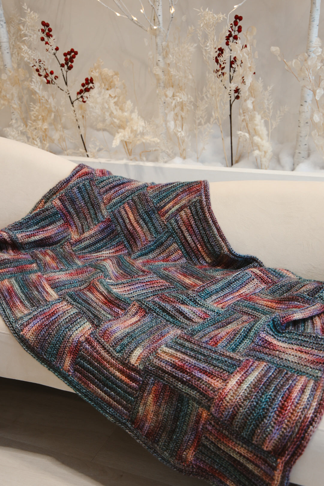 Log Cabin Blanket - Crochet Pattern