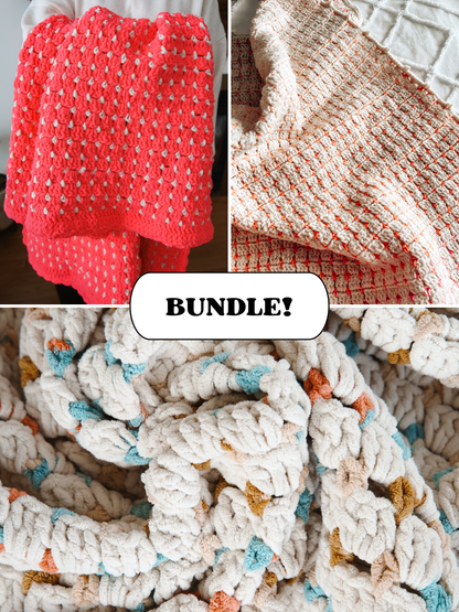 Cloud Blanket BUNDLE - 3 Crochet Patterns