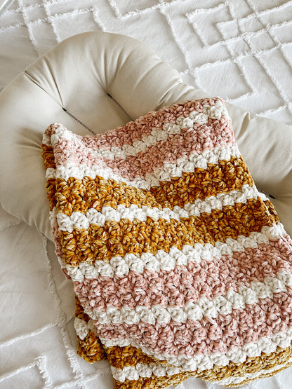 Sunny Baby Blanket - Crochet Pattern
