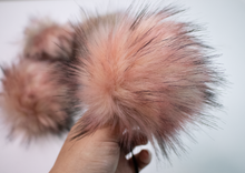 Load image into Gallery viewer, Flamingo – Faux fur pompom
