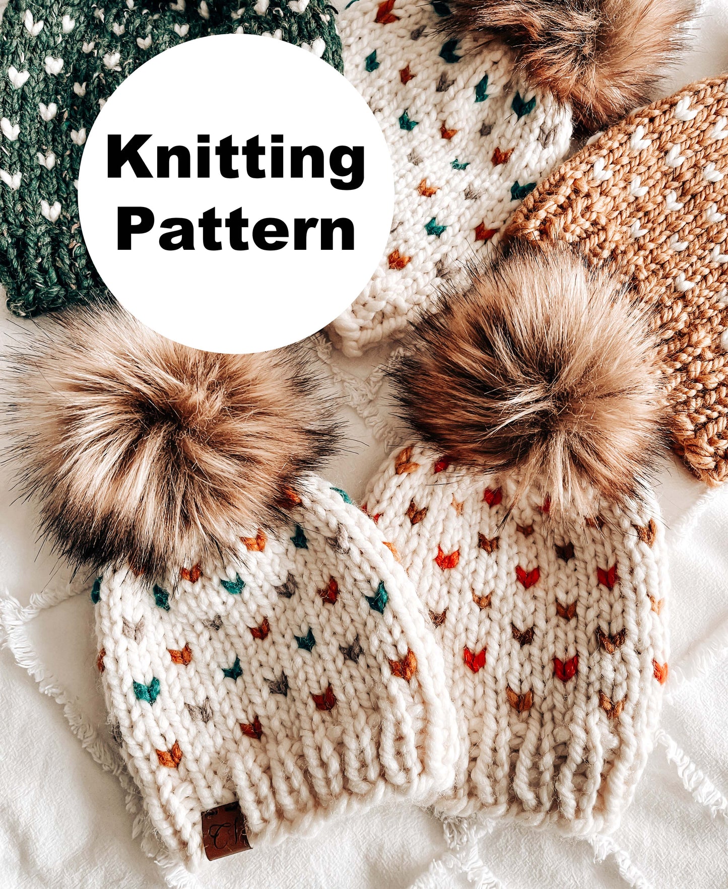 Fair Isle Beanie - Knitting Pattern